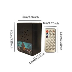 Halloween Sound Player Speaker Prank Toy Portable Outdoor Box with Halloween