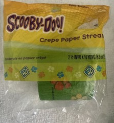 NOS Party Express Scooby-Doo Crepe Paper Party Streamer