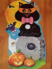 Halloween Diecuts Cutouts HMS #309 to #313 Vintage Decorations U Pick NOT a LOT