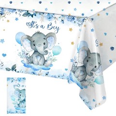 Blue Elephant Baby Shower Decorations Boy – Blue Balloon Garland Kit,Baby Box…