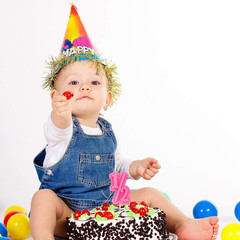 Half Birthday Candle 1/2 Year Old Cake Topper for Baby’S Half Year Old Birthday