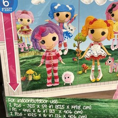 Lalaloopsy Happy Birthday Party Wall Decorating Kit Poster Scene Setter