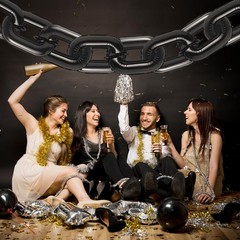 36 Pcs 16 Inch Foil Chain Balloons – Linking Chain Mylar Balloons for 80s 90s…