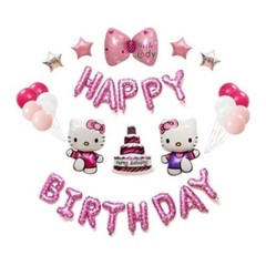 Hello Kitty Birthday Party Decorations Set Hello Kitty Party Supplies Balloons
