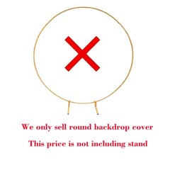 Round 40th Birthday Backdrop Rose Gold Forty Birthday Party Background Banner