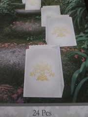 Luminary Bags Amscan 24 Pcs Wedding Baptism Party OutdoorDecorating NEW Holiday