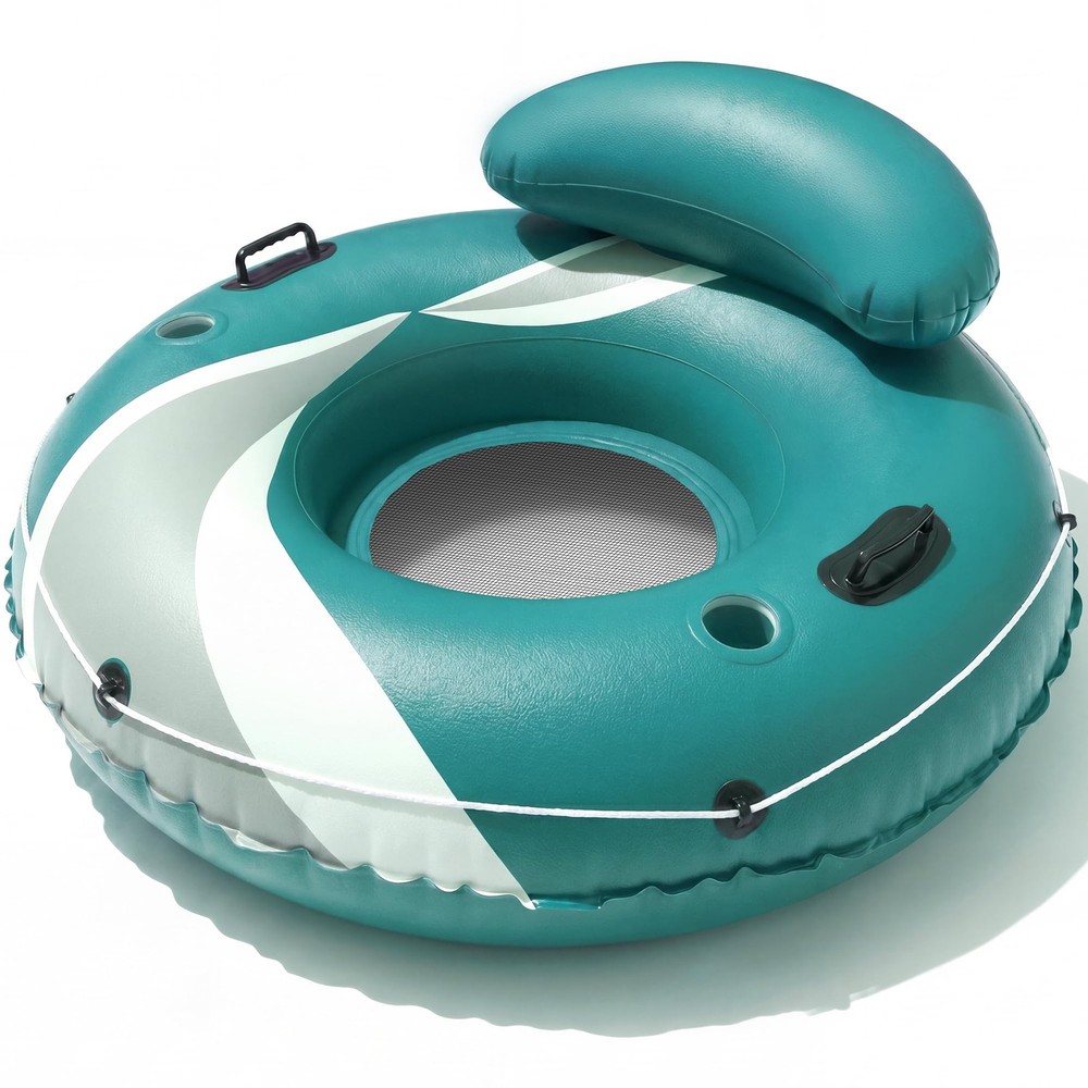 Pool Float Adult, River Tubes for Floating Heavy Duty, River Floats with Mesh Bo