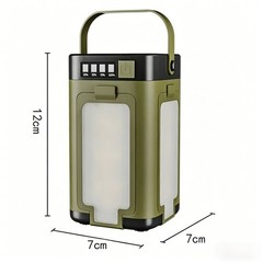 Compact Foldable Camping Light with 4 Light Panels for Indoor Outdoor Lighting