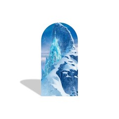 Anna Elsa Frozen Arch Backdrop Cover Birthday Photo Background Party Decor