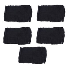 5Pcs Durable Black Gauze Fabric Halloween Party Supplies Creepy Haunted Decor