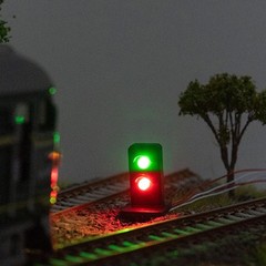 Dwarf Signals Sand Table Model Materials Traffic Light Train Model Signal-Light