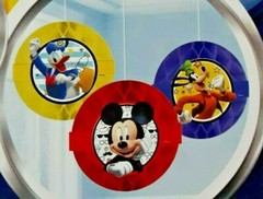 *New* Disney Junior Mickey and the Roadster Racers Honeycomb Decorations 3pc Set
