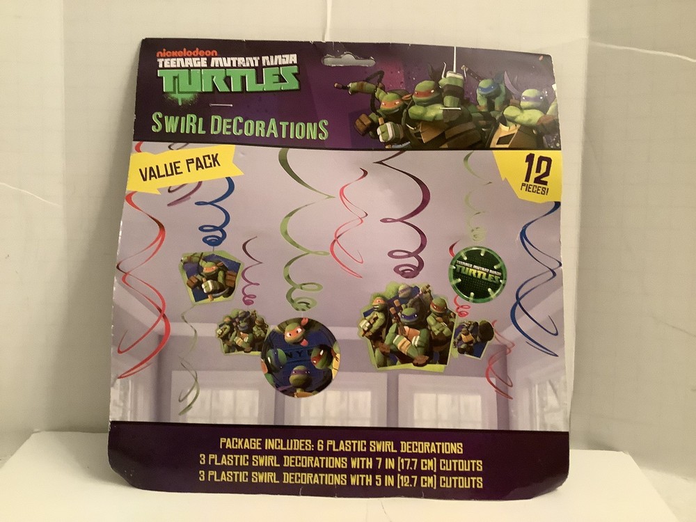 Nickelodeon Teenage Mutant Ninja Turtles Swirl Party Decorations DesignWare 2012