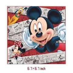 81 pcs, Mickey Mouse birthday party supplies, birthday decorations 10 guests.