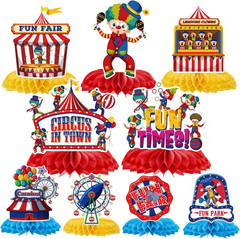 Circus Theme Party Decorations – 9PCS Carnival Theme Party Decorations Funny Clo