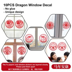 68Pcs Chinese New Year Decorations 2026 Spring Festival Lunar New Year Decor