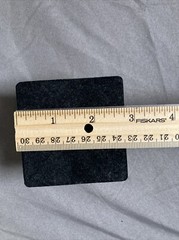 Black Graduation Cap Light Paper Weight Attached Tassel 2 3/4” Square