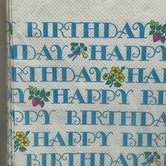 Vintage Sealed American Greetings Holly Hobbie /Happy Birthday Paper Tablecloth