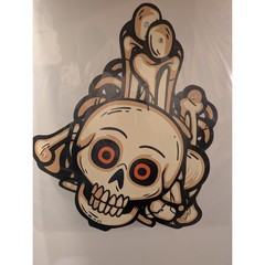Hyde & EEK! 50″ Paper Skeleton Decoration Articulated Party Decoration Halloween