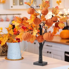 12-Pack Fall Crochet Pumpkins Handmade Fall Decor Set with 2.36, 3.15, 4inch …