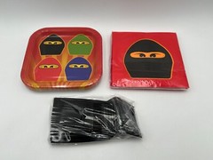 Ninja Master Value Party Supplies Pack 60 Pieces for 16 Guests