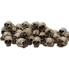 20pcs Mini Skulls Decor Skeleton Head Crafts Mini Skulls Set Garden Decor