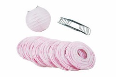 Quasimoon PaperLanternStore Decorative Paper Lantern – (10-Pack, 4-Inch, Pink…