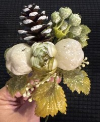 Lot Of Floral Decorations – 6 Pieces