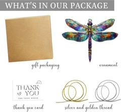 Charming Dragonfly Ornament Suncatcher – Perfect for Christmas & Mom’s Day