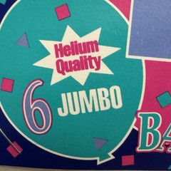 millenium year 2000 pack of 6 ballons