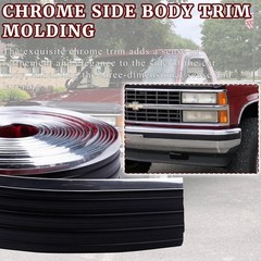 Chrome Body Side Trim Molding 320″ for Chevy GMC C/K1500-3500 Tahoe Suburban