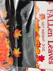 2 Packages of «Fallen Leaves» Table Confetti for Party Decorations Fall Decor
