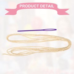 1 Set Happy Birthday Banner w/ String for Birthday Party Decorations Gold Tone