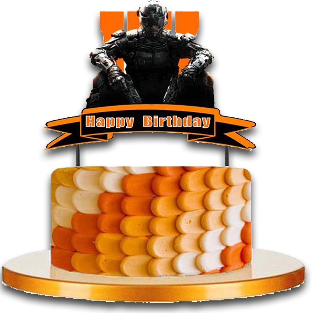 COD Military Cupcake Cake Topper happy birthday party supplies decoration theme