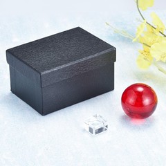 1Set 50mm/2″ K9 Crystal Ball Decorative Ball w Box and Crystal Stand Red