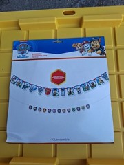 Paw Patrol Decoration Customizable Letter Banner Puppy Birthday Party 10 ft (C40