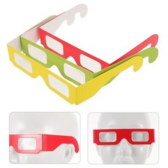 36Pcs Unique 3D Effect Paper Eyewear for Carnival and Holiday Party Decorations
