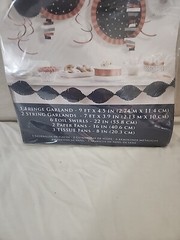 amscan Room Decorating Kit | Assorted | Navy Wedding | 14 Pcs.