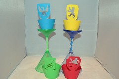 HARRY POTTER WIZARD THEME CUPCAKE WRAPPERS x12 UNIQUE WAY TO DISPLAY CUPCAKES