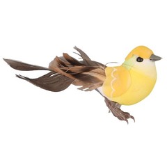 6pcs Fake Artificial Parrot Feathered Bird Budgie Garden Home Decoration Pack