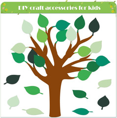 200 Pcs Paper Leaf Cutouts Assorted Green Color Leaf Cut Outs 4 Inch Paper Le…