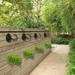 Balcony Plant Hooks Iron – Space Efficient Outdoor Hanging Brackets 6.8in H