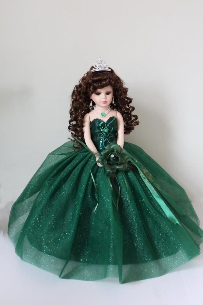 18” Quinceañera Last Doll with Umbrella Dress Stand – Última Muñeca Mis Quinc…