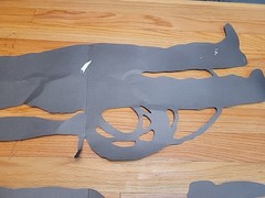 Cowboy Paper Silhouettes Decor-2pc, 35 and 37 inches, Black Wonder Junction VBS