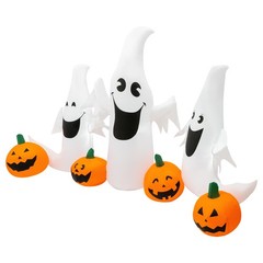 7.55FT Halloween Inflatable Decorations Inflatable w/ Led Lights Free Stand GIFT