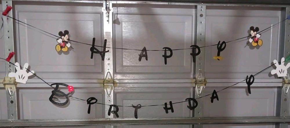 Mickey Mouse Happy Birthday Party 6 ft. Banner. Brand New