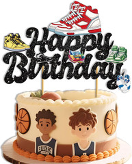 Sneaker Happy Birthday Cake Topper Sneaker Cake Decorations Sneaker Party Decora