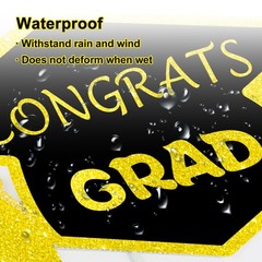 2026 Graduation Decorations Yard Sign 11Pcs Congrats Grad Yard Banner Outdoor