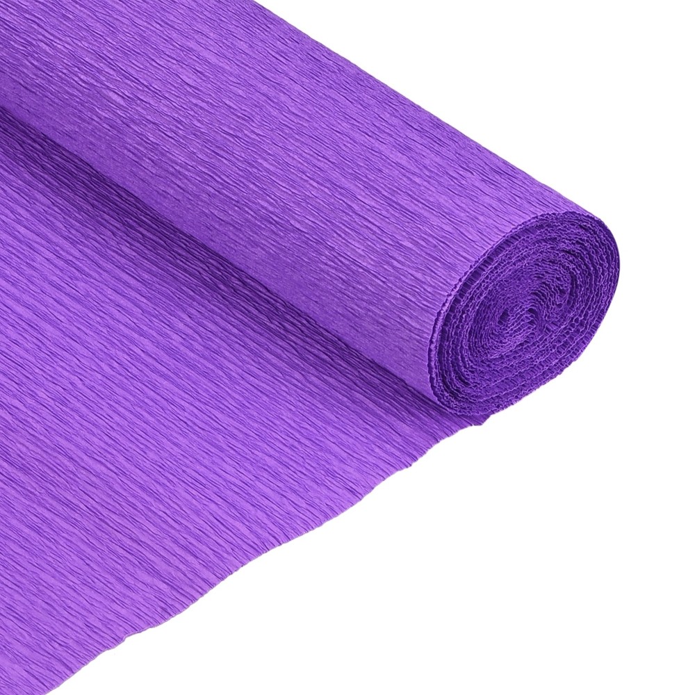 Crepe Paper Roll Crepe Paper Decor 5 ft Long 20 Inch Wide, Dark Purple 2pcs