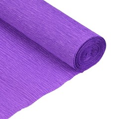 Crepe Paper Roll Crepe Paper Decor 5 ft Long 20 Inch Wide, Dark Purple 2pcs